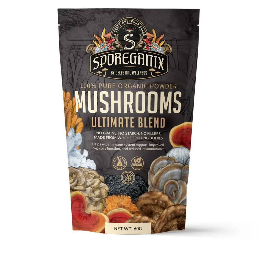 100% Pure Organic Mushroom Powder